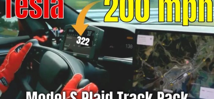 Tesla Model S Plaid track pack 200MPH top speed
