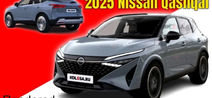 New 2025 Nissan Qashqai Facelift Rendered