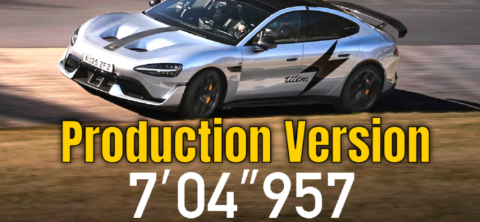 Xiaomi SU7 Ultra Production Version Nürburgring Lap Record