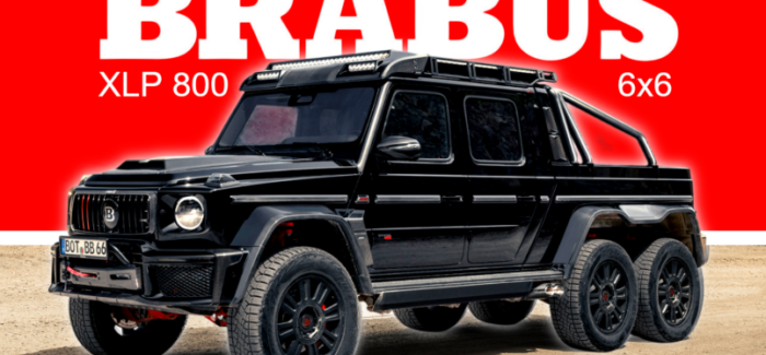 World’s Wildest G-Wagon? Brabus XLP 800 6×6 Adventure Revealed