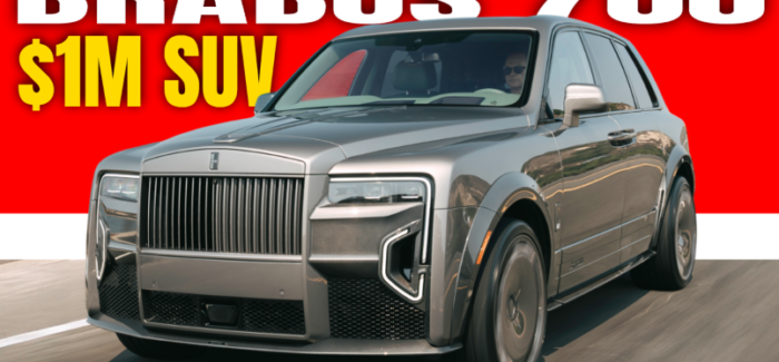 Insane Brabus 700 Cullinan: A Rolls-Royce With 700HP and Carbon Armor
