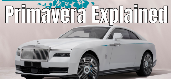 Rolls-Royce Spectre Primavera: Starlight Doors, 23-Inch Wheels, Bespoke Details