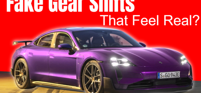 Porsche Tests Paddle Shifters and Engine Sound for Its Electric Future