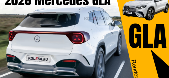 New Mercedes GLA 2026 Rendered: Electric Power, Hybrid Punch, Bold Design Changes
