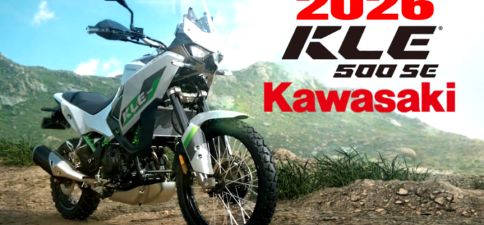 New Kawasaki KLE500 ABS 2026 – Off-Road and Street Power Combined!