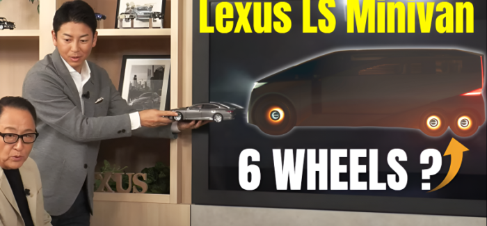 Lexus Turns LS Into a 6-Wheel Luxury Lounge — Is This the Future Flagship?