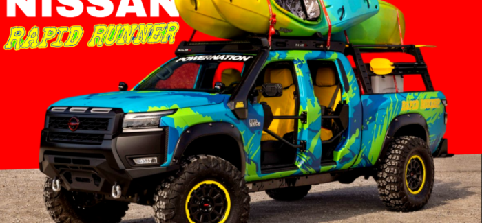 Nissan Rapid Runner Frontier on 37s: Titan Axle, Tube Doors, Full Send