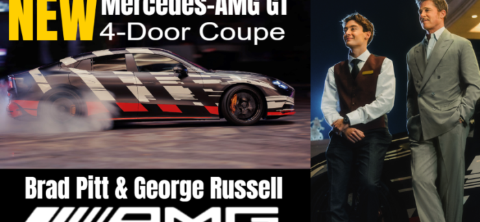 Brad Pitt Joins Mercedes AMG: New GT 4 Door Coupe Shocks Las Vegas