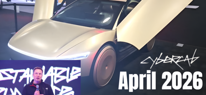 Elon Musk Confirms Tesla Cybercab Starts Build in April 2026