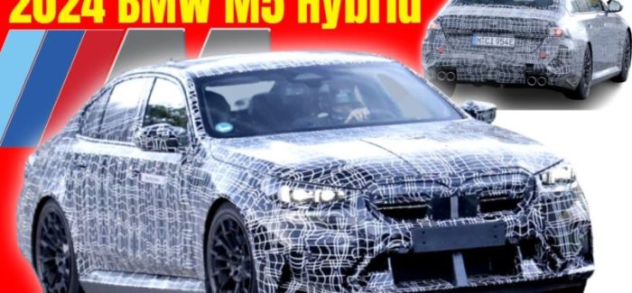 2024 BMW M5 Plug-in Hybrid Testing and Exhaust Sound