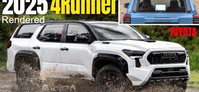 New 2025 Toyota 4Runner Rendered Before April 9th Reveal
