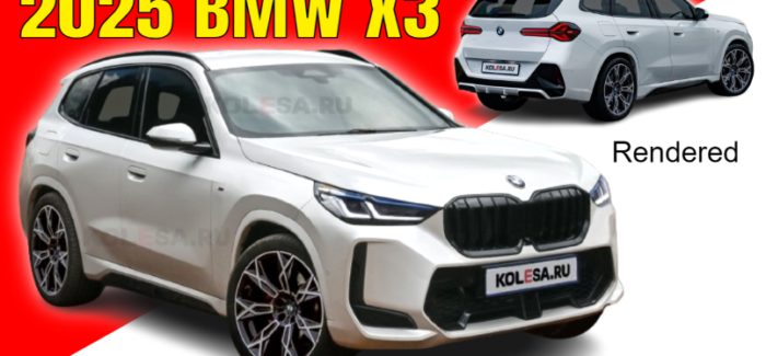 New 2025 BMW X3 Rendered