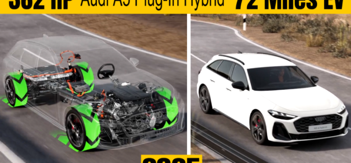 Audi A5 Plug-In Hybrid Surprise: 72 Miles Electric Range & 362 HP!