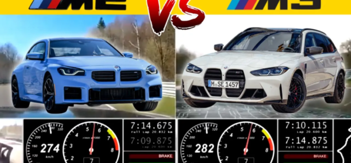 Can the 2023 BMW M2 Keep Up with the 2024 BMW M3 Touring? Nürburgring Showdown!