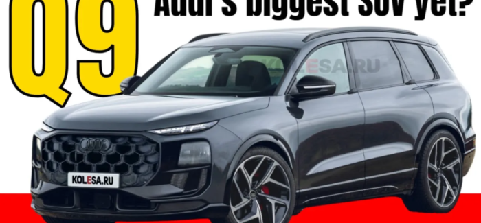 Audi Q9 Prototype Reveals Bold New Design Rendered