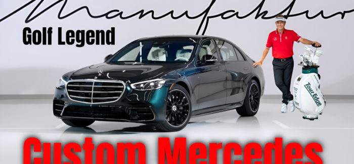 Mercedes Honors Golf Legend Bernhard Langer with Handmade S-Class