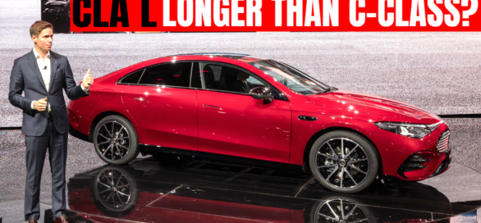 2025 Mercedes CLA L Revealed With More Space Than a C-Class!