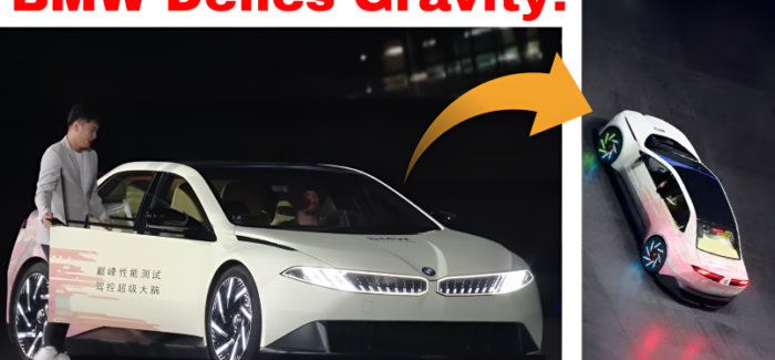 BMW’s Glow-in-the-Dark Prototype Climbs 55-Degree Ramp!