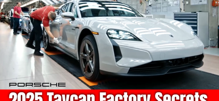 2025 Porsche Taycan Production Line Revealed – Stunning Behind-the-Scenes Look