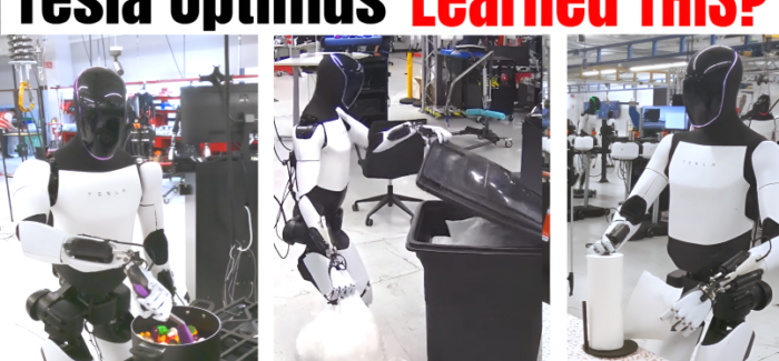 Optimus Robot Shocks Viewers with Real-Life Skills