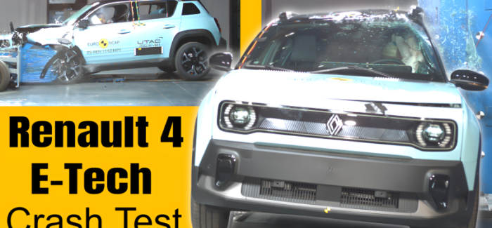 New Renault 4 E-Tech Electric Crash Test Results Revealed!